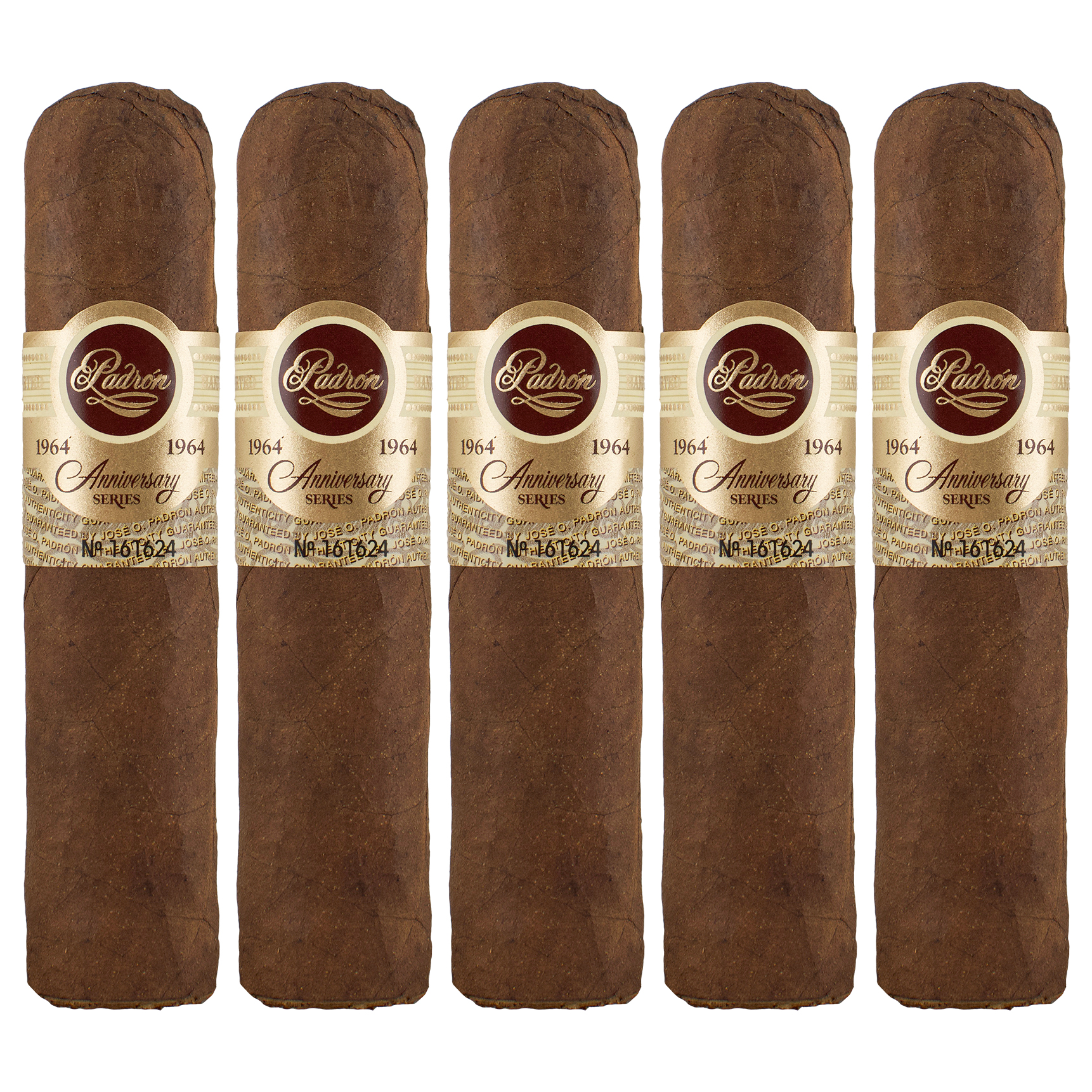 Padron 1964 Anniversary Hermoso Natural Short Robusto Cigar - 5 Pack